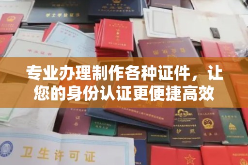 花地玛堂区专业办理制作各种证件，让您的身份认证更便捷高效