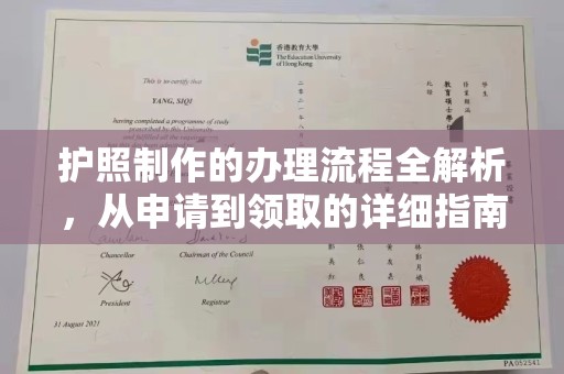 花地玛堂区护照制作的办理流程全解析，从申请到领取的详细指南